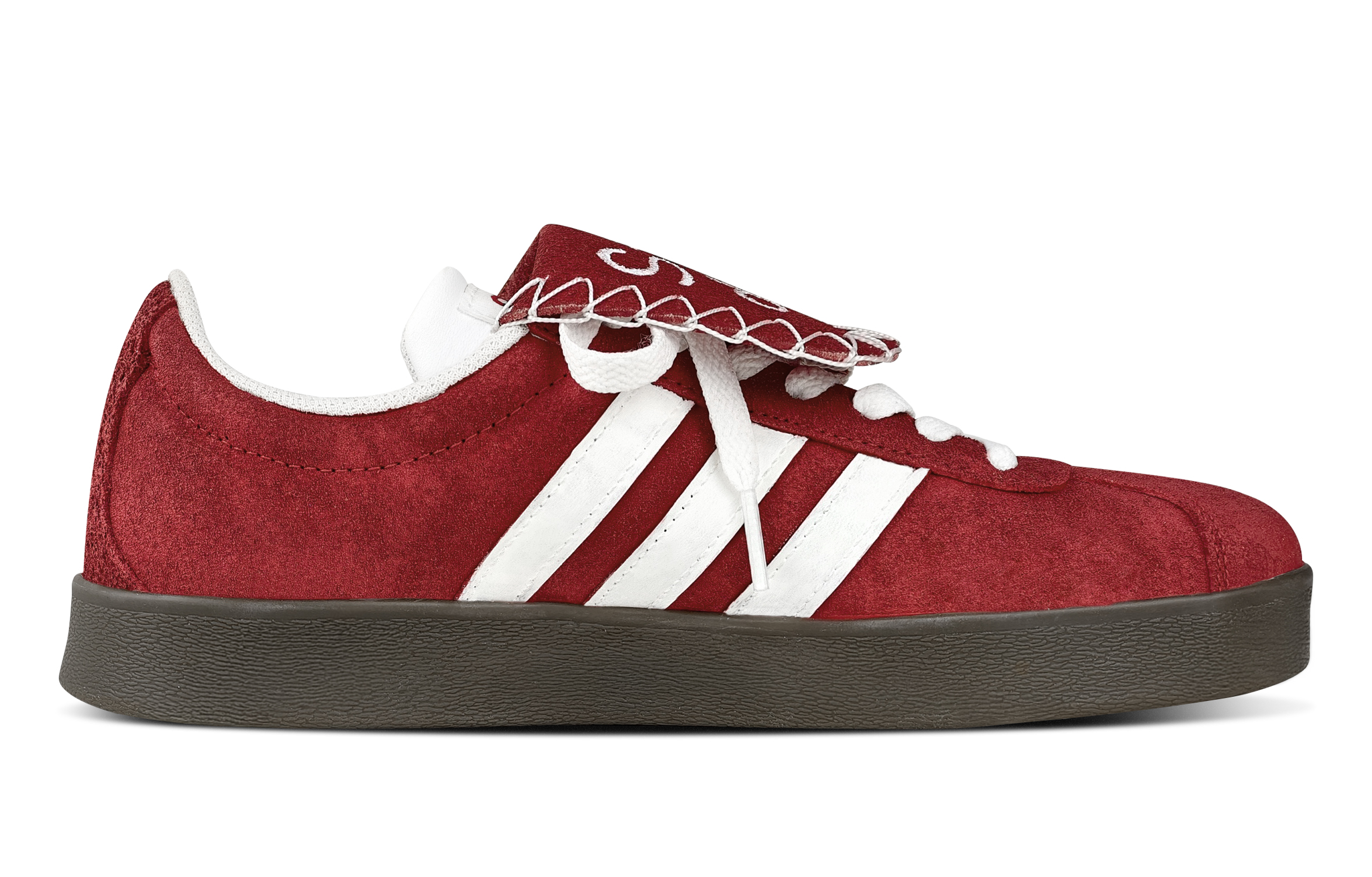 Adidas VL COURT 2.0 Sausage Cushioning, Wear Resistant Low Top Skateboard Shoes Women's Red купить в интернет-магазине Yoocart с быстрой доставкой по России.