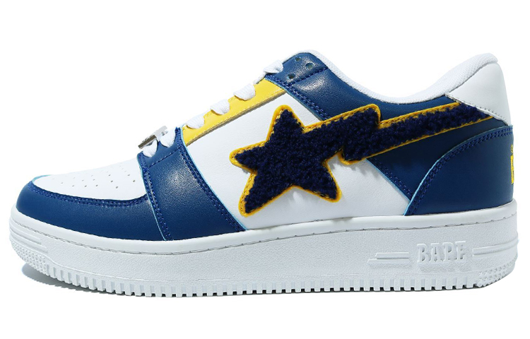 BAPE A BATHING APE Bape Sta Low Patched Navy