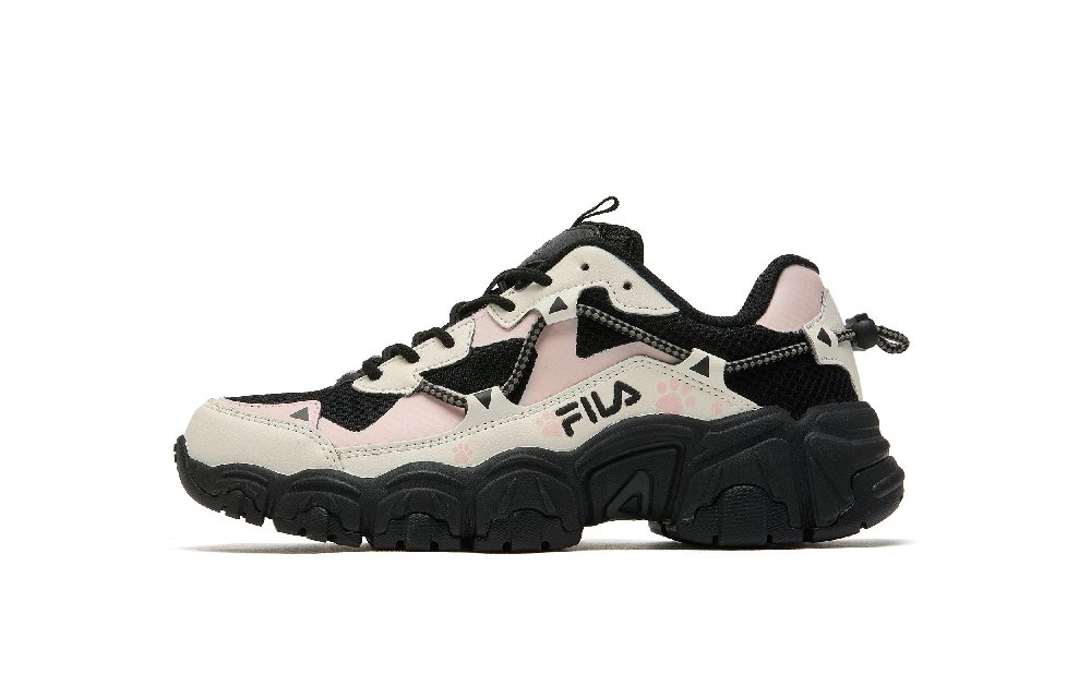 FILA Cat Claw MIXR'FM Futuro Mixr Water-Resistant Balance Low-Top Casual Shoes Unisex Black Pink