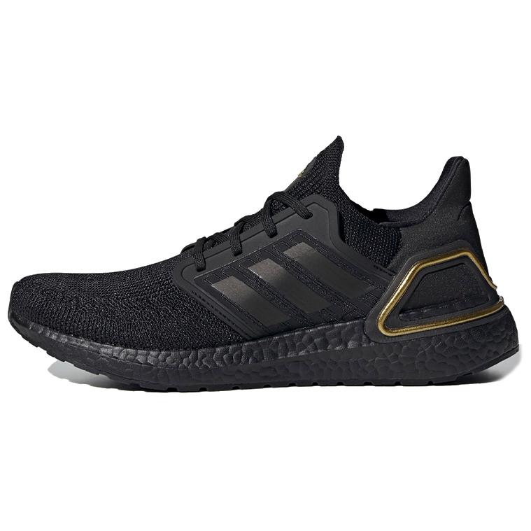 Adidas Ultra Boost 20 Core Black Gold Metallic