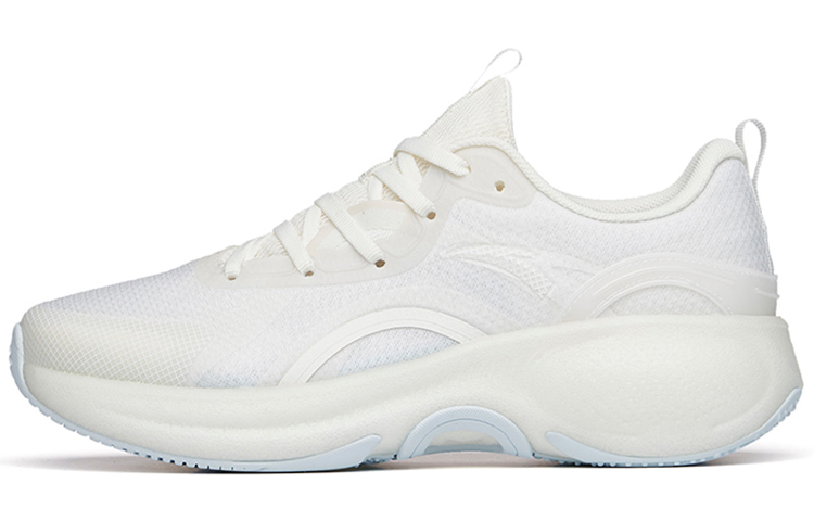 Anta Sugar Core Bubbles 3.0 Anti-Slip Wear-Resistant Low-Top Running Shoes Women's Ivory White
