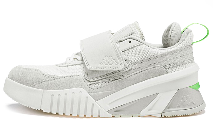 Kappa Coverage Slip Resistant Low Top Skateboard Shoes Unisex White Gray