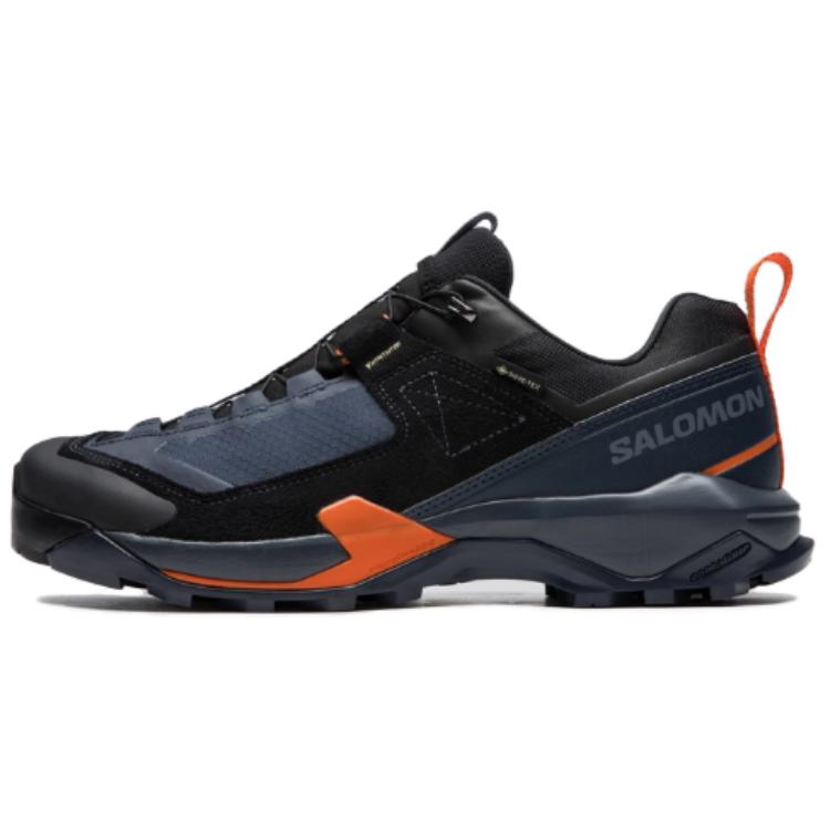 SALOMON X Ultra ALPINE Shock Absorbers Waterproof And Breathable Support Grip Low Top Hiking Shoes Men's Black Blue