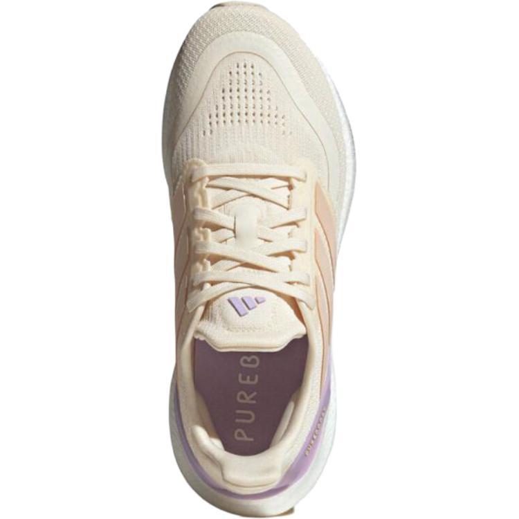 Adidas PUREBOOST 5 Abrasion Resistant Low Top Running Shoes Women's Beige Purple купить в интернет-магазине Yoocart с быстрой доставкой по России.