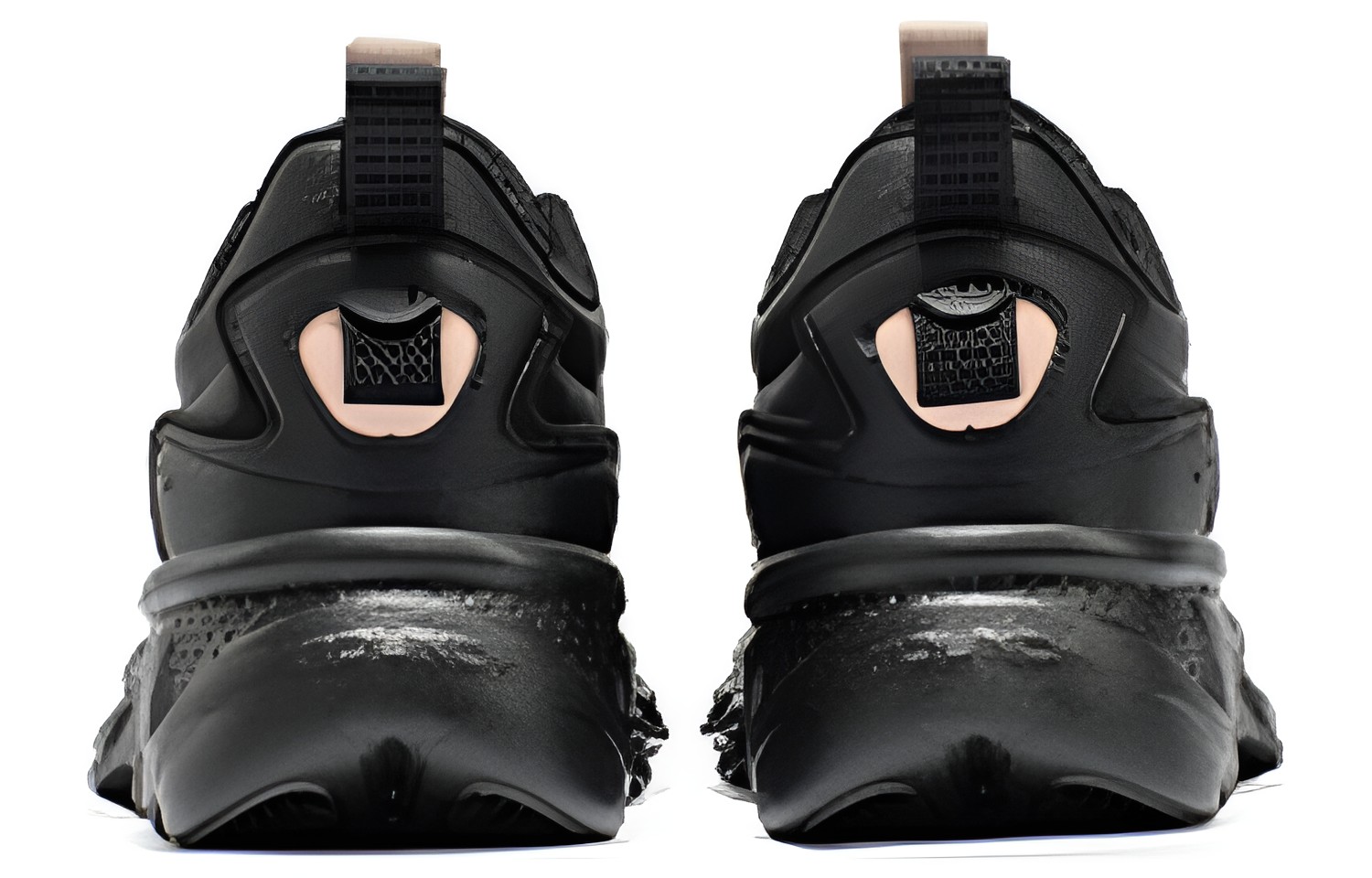 361° Running Shoes Women's Low-Top Obsidian Black/Soft Pink