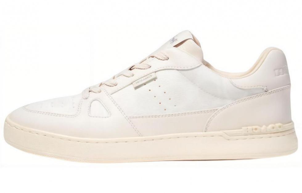 COACH CitySole Abrasion Resistant Low Top Sports Casual Shoes Men's White