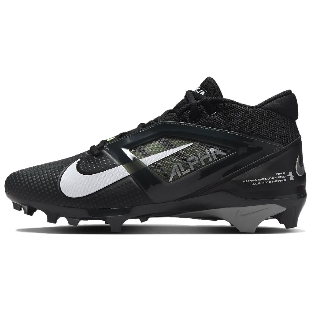 Nike Alpha Menace 4 Pro Black Light Smoke Grey White