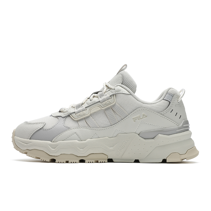 FILA Trek 1S Baby's Breath Low Top Casual Shoes Women's White Gray