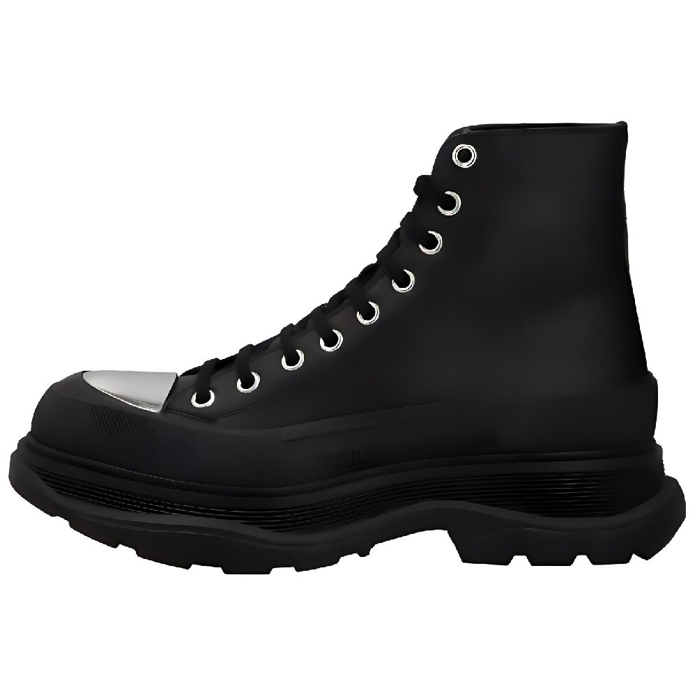 Alexander McQueen Tread Slick Ankle Boots Men's Black
