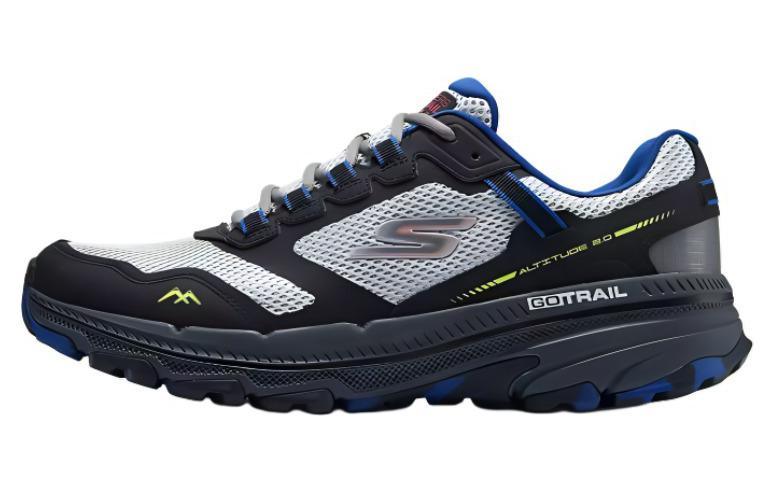 Skechers Cushioning Wear-Resistant Low-Top Running Shoes Men's Gray