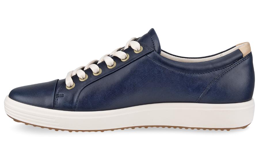 Ecco Soft 7 Low Top Skateboard Shoes Women's Dark Blue