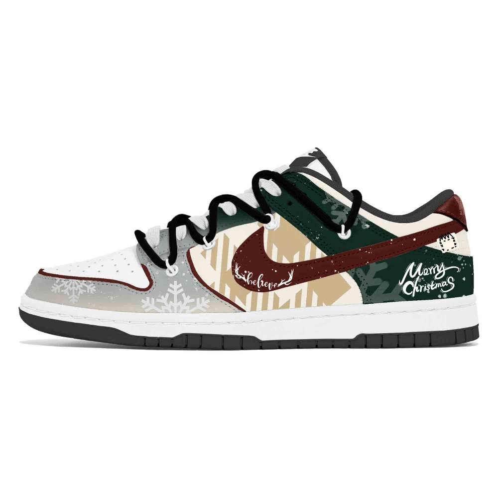 Nike Dunk Joy Lemon Abrasion-Resistant Low-Top Skateboard Shoes Unisex White Green