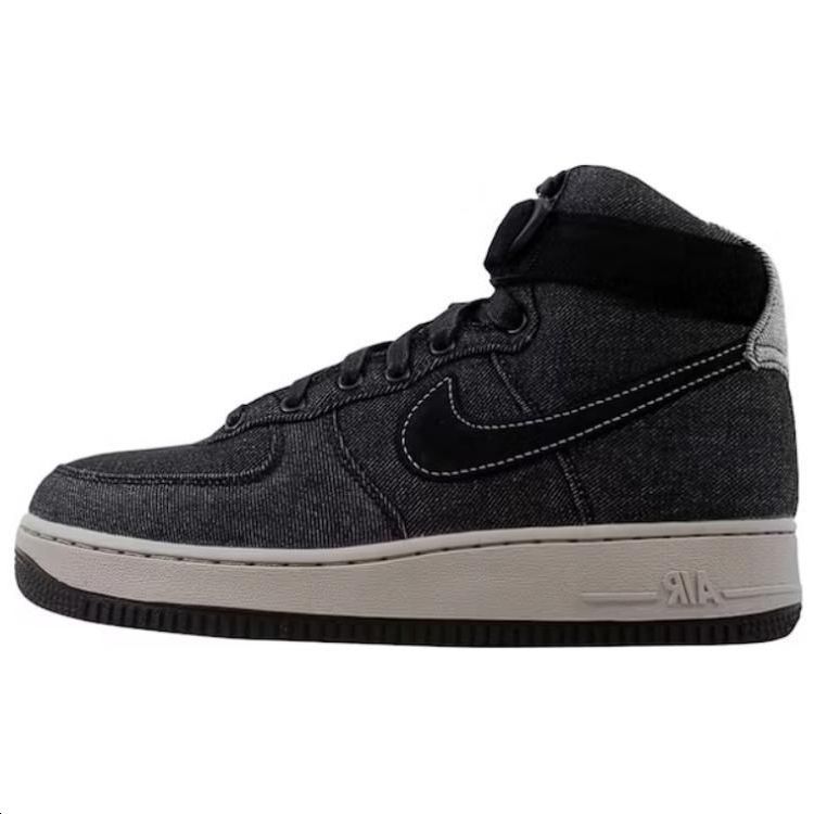 Nike Air Force 1 Hi Se Denim Black/Dark Grey Cobblestone Women's
