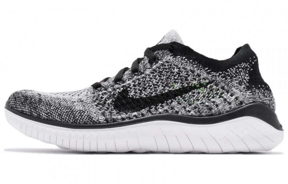 Nike Free Rn Flyknit 2018 Oreo Women's