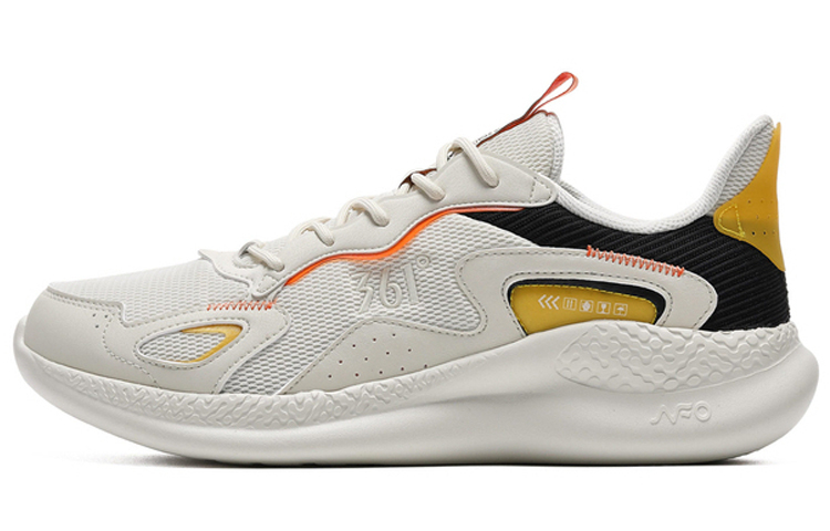 361° NFO Anti-Slip Wear-Resistant Low-Top Sports Casual Shoes Men's White