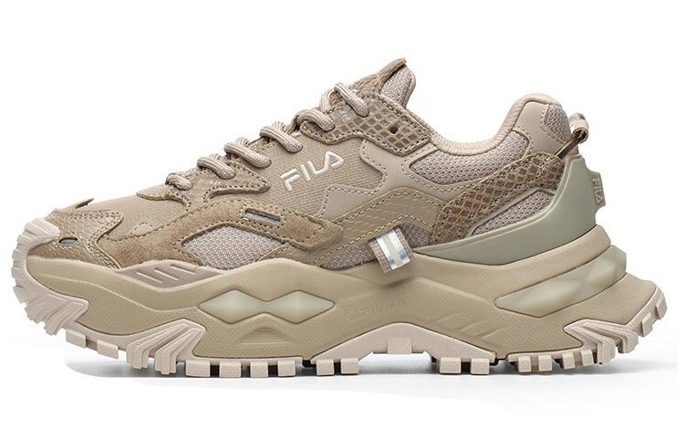 FILA FUSION Bianco Sneakers 'Brown' Women's