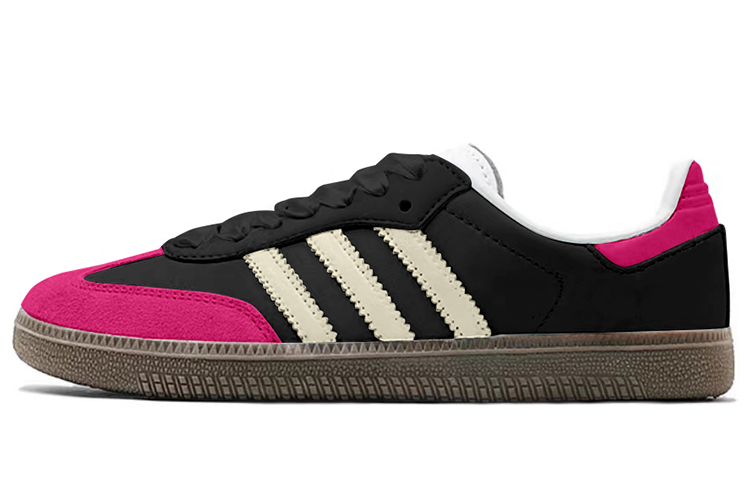 Adidas Originals Samba OG Low-Top Skateboard Shoes Unisex Pink Black