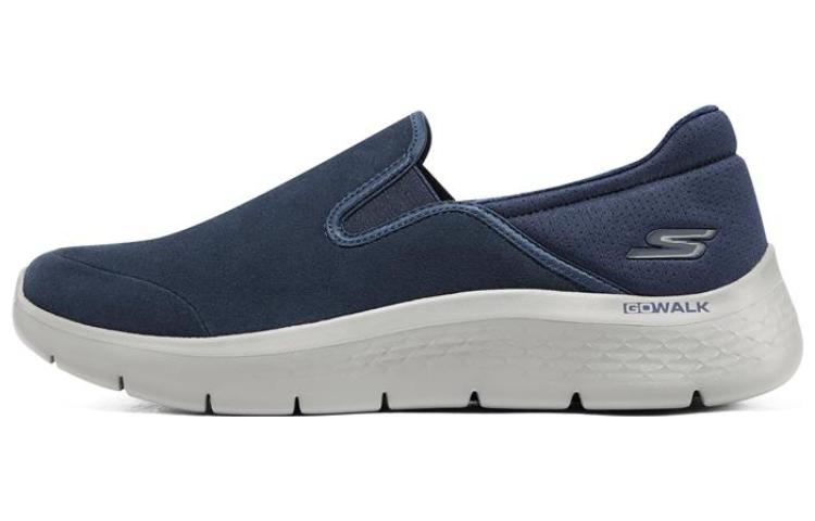 Skechers Go Walk Fle Low Top Casual Shoes Men's Marine Blue