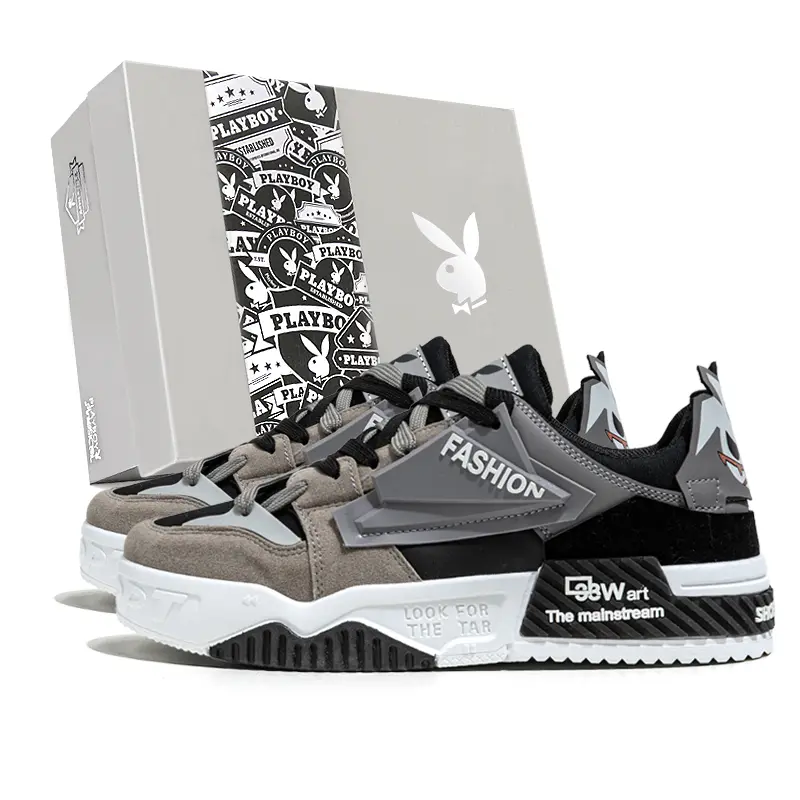 Playboy Low Top Skateboard Shoes Men's