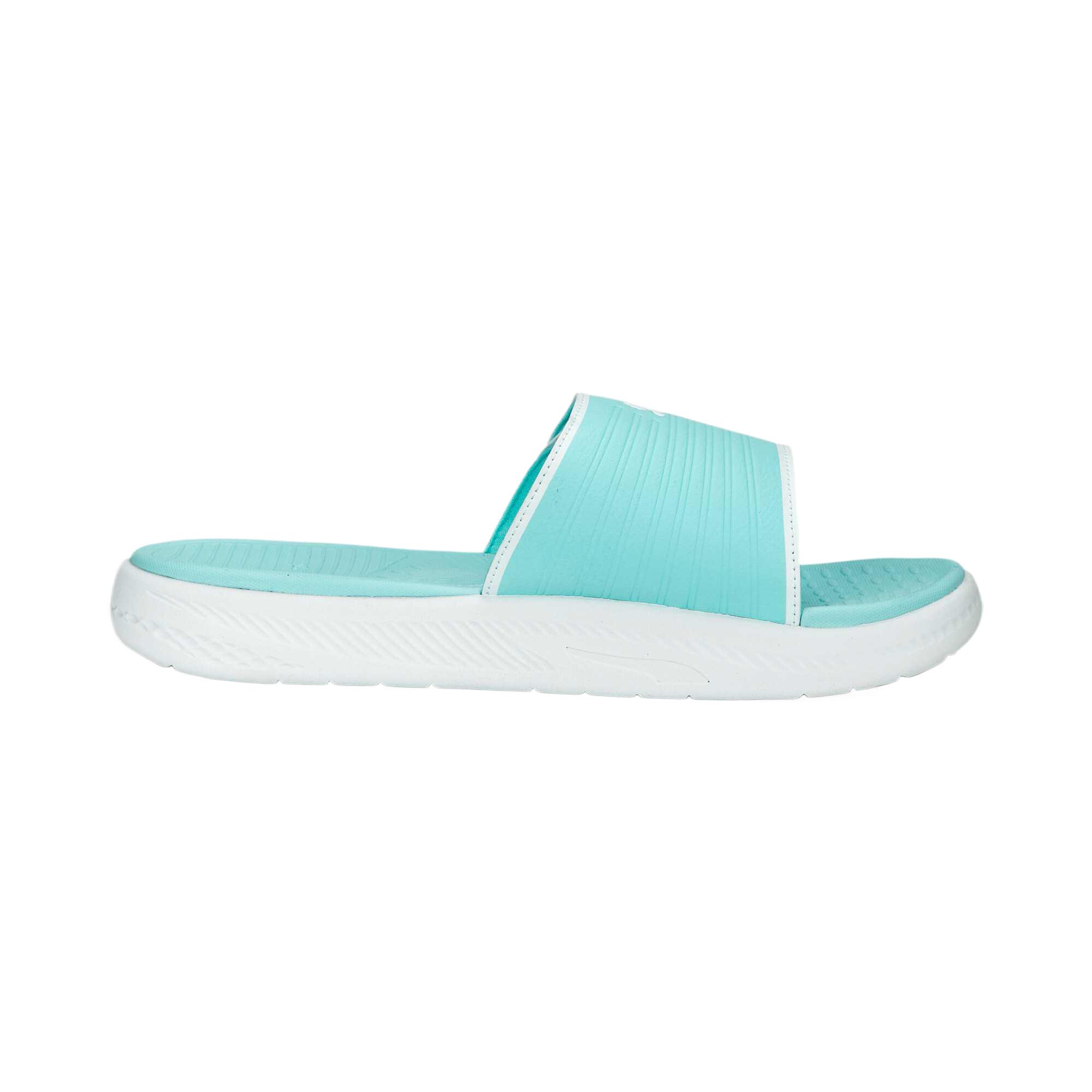 PUMA Quick Dry Cushioning Slide Slippers Men's Cyan White купить в интернет-магазине Yoocart с быстрой доставкой по России.