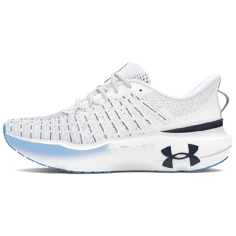 Under Armour Infinite Elite Anti-Slip Wear-Resistant Low-Top Casual Running Shoes Women's White Blue