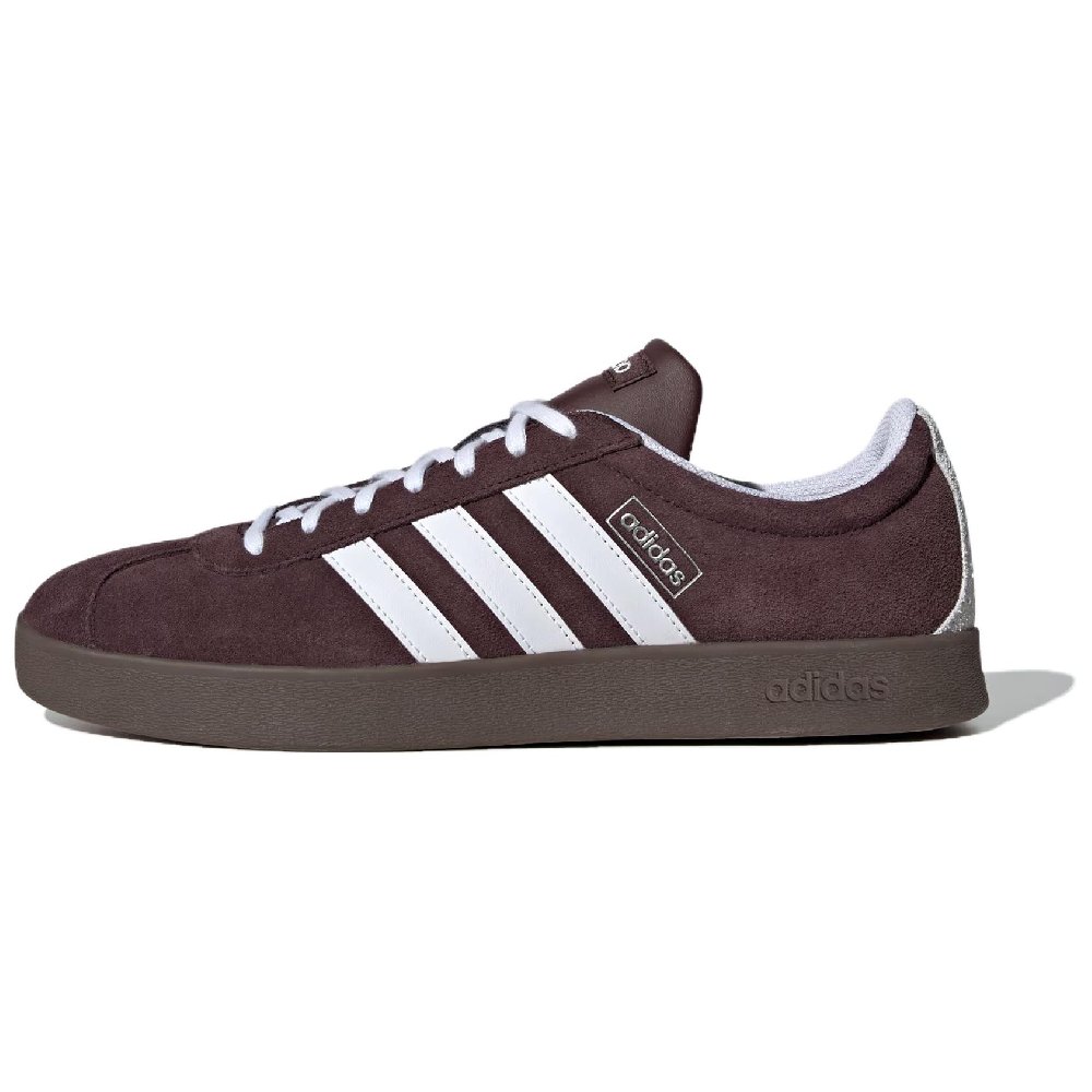 Adidas VL COURT 2.0 Abrasion Resistant Low Top Skateboard Shoes Brown