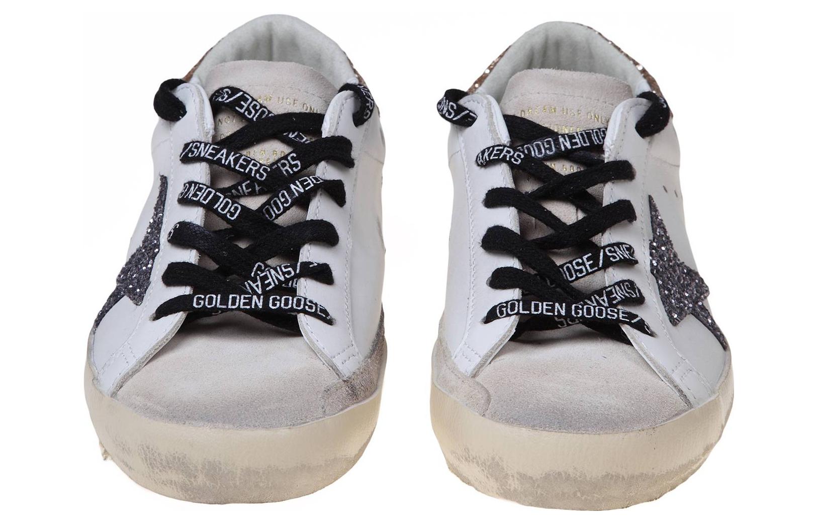 Golden Goose Super Star White Silver Gold Glitter Women's купить в интернет-магазине Yoocart с быстрой доставкой по России.