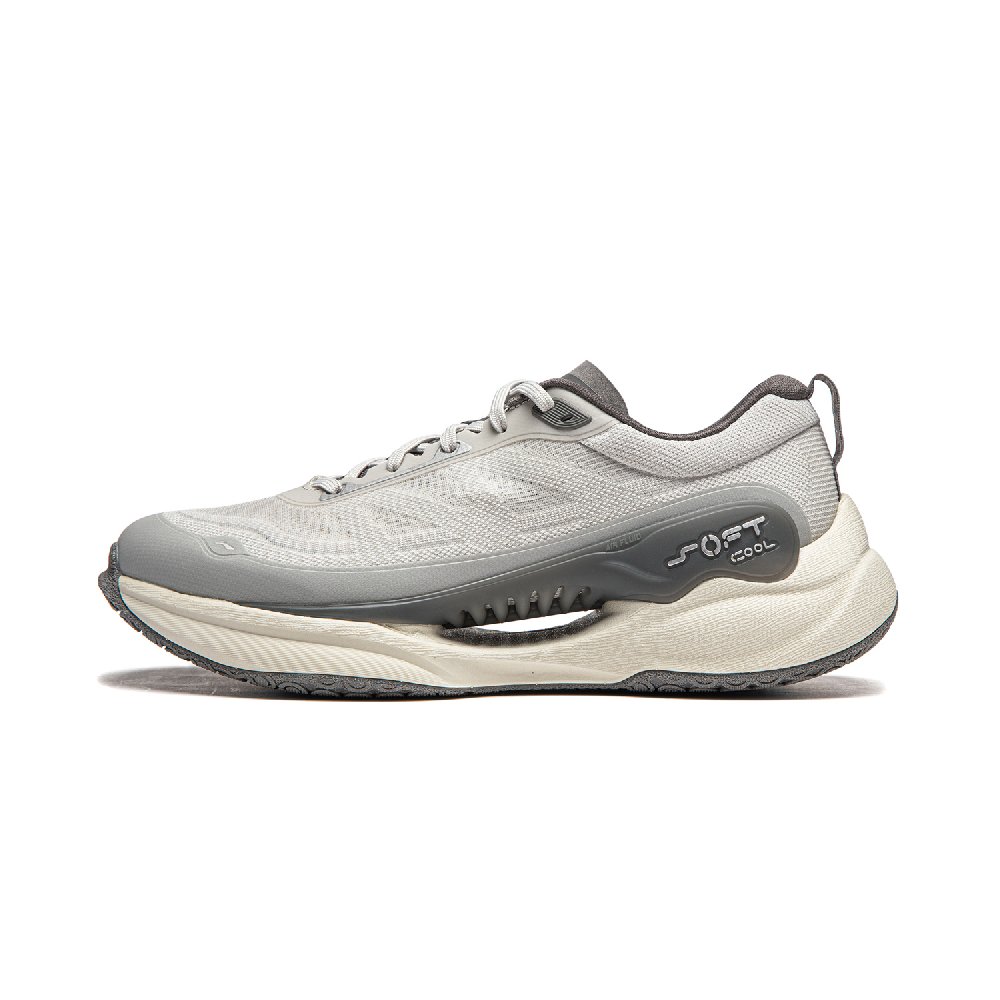 LiNing Soft COOL Abrasion Resistant Breathable Low Top Casual Shoes Men's Gray