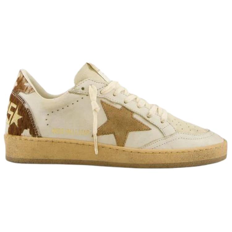 Golden Goose Ball Star Low Top Skateboard Shoes Women's Beige