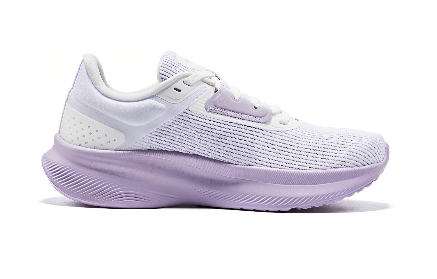 Saucony Vessel Shock Absorbers Slip Resistant Breathable Low top Casual Running Shoes Women's White Purple
