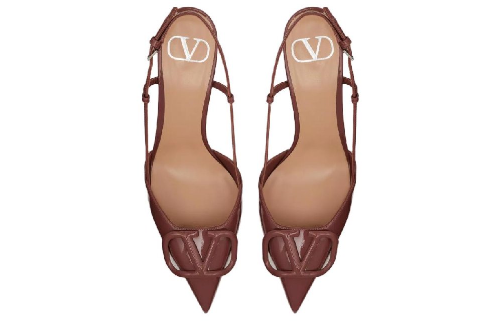Valentino Garavani VLogo Signature 80mm Slingback Pumps