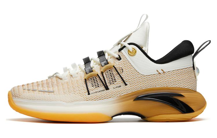 Anta ZUP1 Nitrogen Technology Cushioning Anti-Slip And Wear-Resistant Low-Top Basketball Shoes Brown White Flyer
