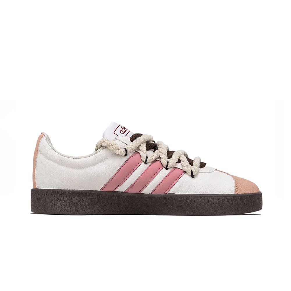 Adidas Neo VL Court 2.0 Low Top Skateboard Shoes Unisex Pink White