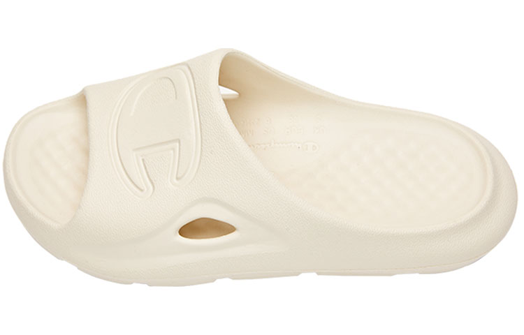 Champion Slide Flow 1 Sports Slippers Unisex Milk White