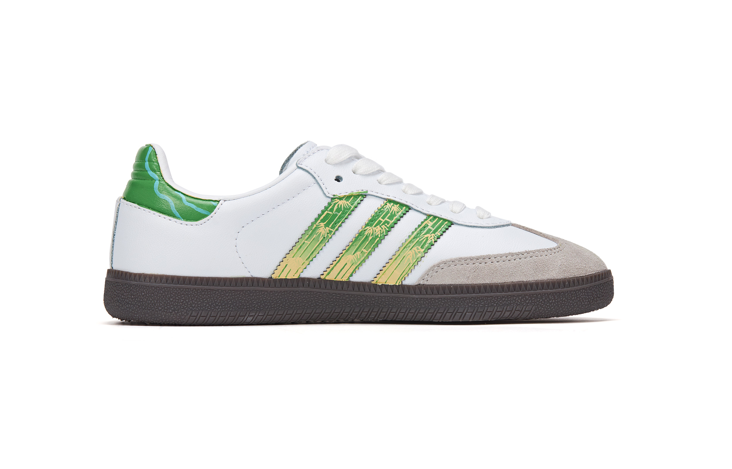 Adidas Originals SAMBA OG Abrasion Resistant Low top Skateboard Shoes Unisex White Green