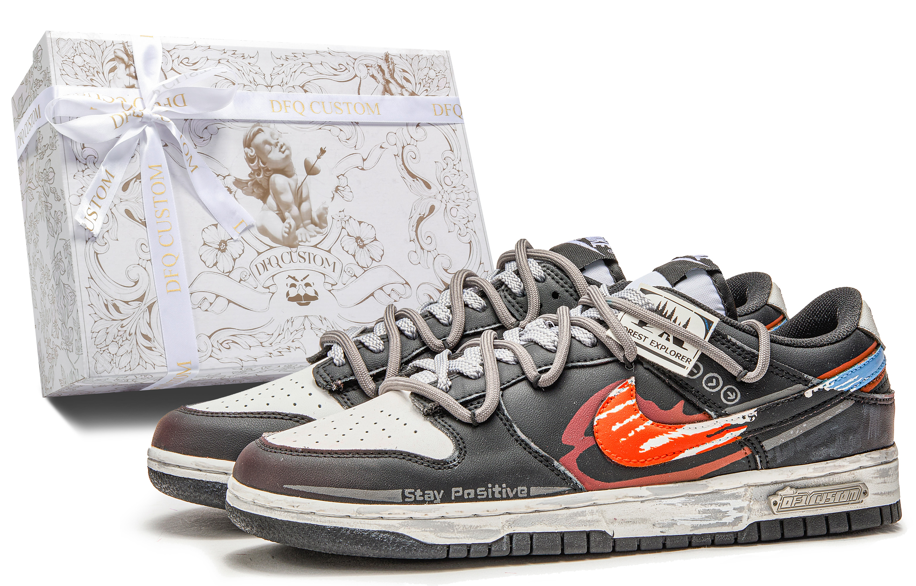 Nike Dunk Skateboard Shoes Unisex Low top Black/Orange купить в интернет-магазине Yoocart с быстрой доставкой по России.