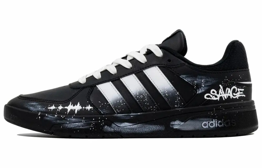 Adidas Neo Courtbeat Low top Skateboard Shoes Unisex Black
