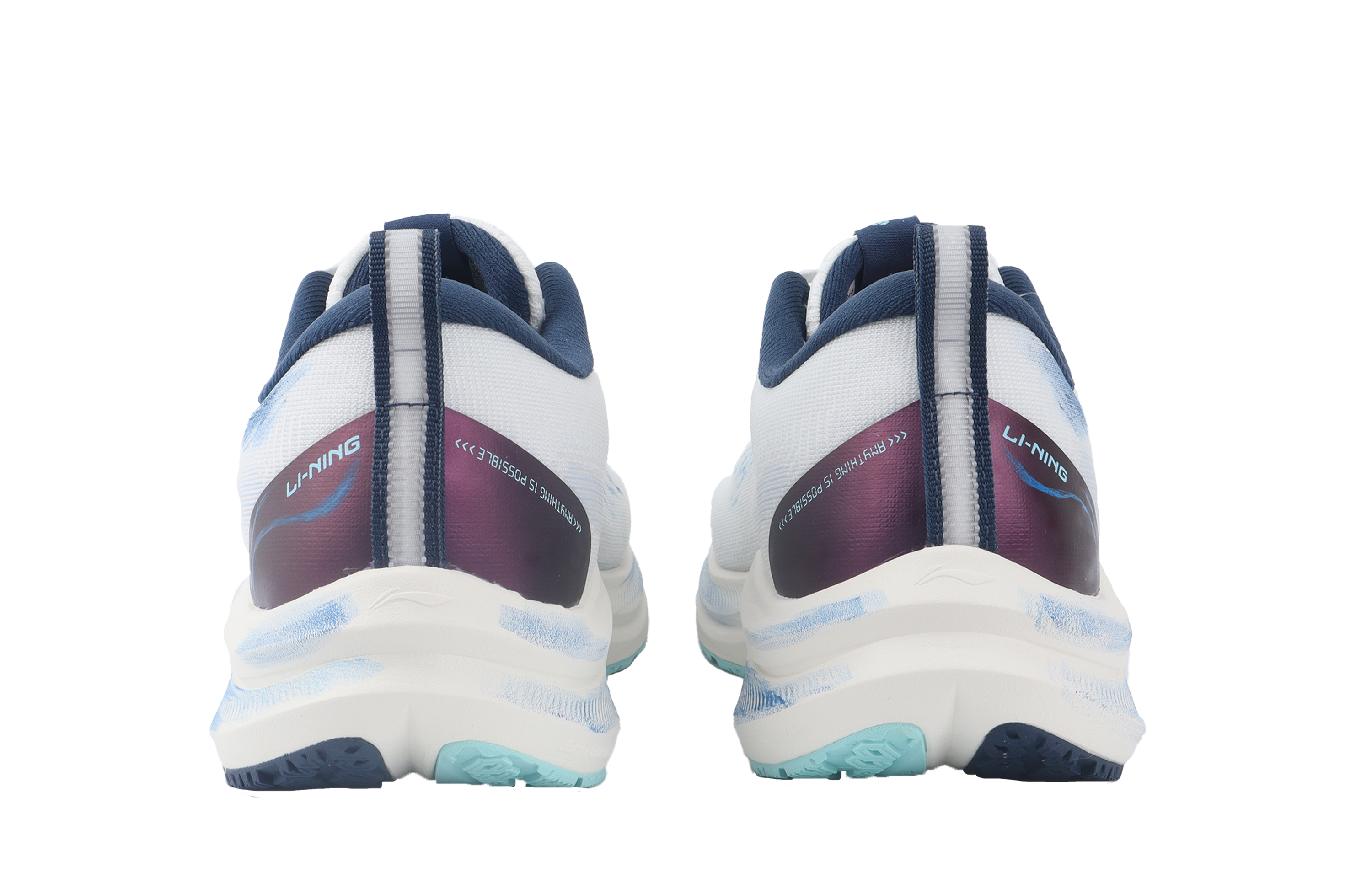 LINING Red Hare 8 Running Shoes Men's Low top White/Black/Blue купить в интернет-магазине Yoocart с быстрой доставкой по России.