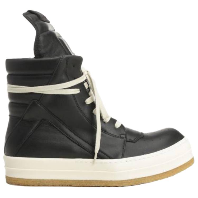 RICK OWENS/RO Geobasket Concordians Creep High top Skateboard Shoes 3.5cm Men's Black