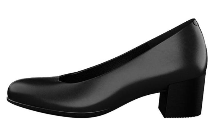 Ecco Chunky Heel High Heels Women's Black
