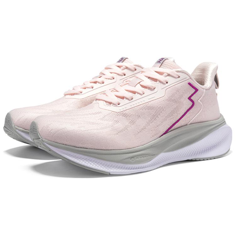 361° Anti-Slip Wear-Resistant Low-Top Running Shoes Women's Pink Gray