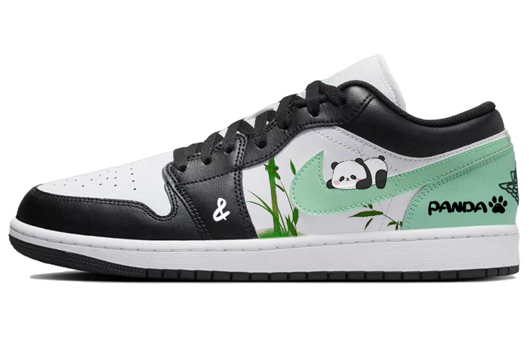 Jordan Air Jordan 1 Vintage Basketball Shoes Men Low Top Green/White