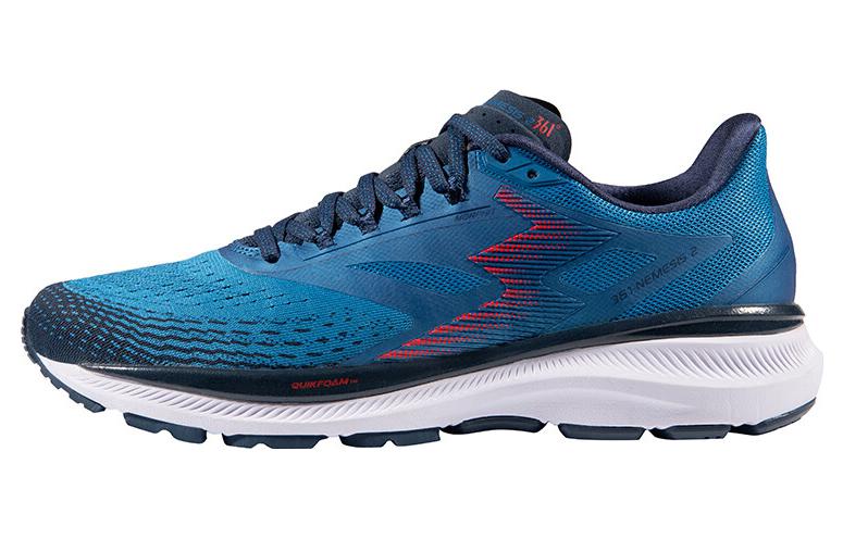361° Anti Slip Wear Resistant Low Top Running Shoes Men's Blue