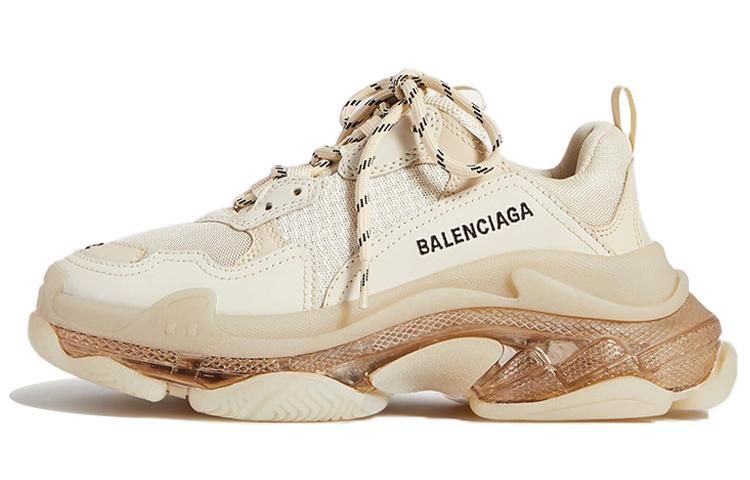 Balenciaga Triple S Clear Sole Beige Women's