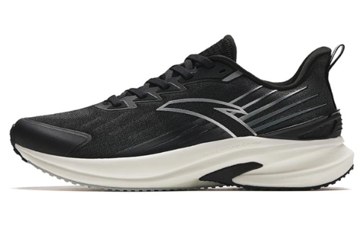 Anta Antelope Run 4th Generation Cushioning, Wear Resistant Low top Casual Running Shoes Men's Black