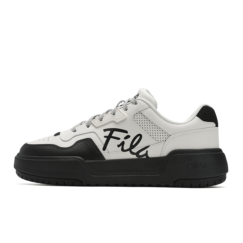 FILA CAMPUS Slip Resistant Low Top Skateboard Shoes Women's Black White