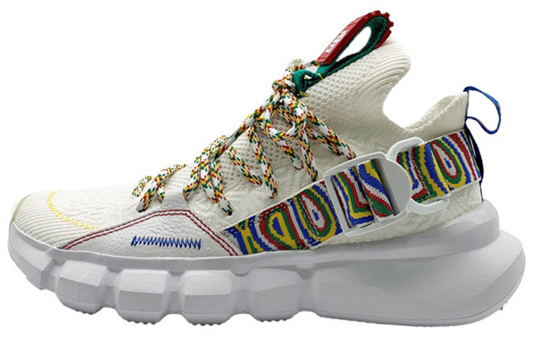 LiNing Essence 2.3 Cushioned Slip-Resistant Low-Top Casual Shoes Women's White Multicolor