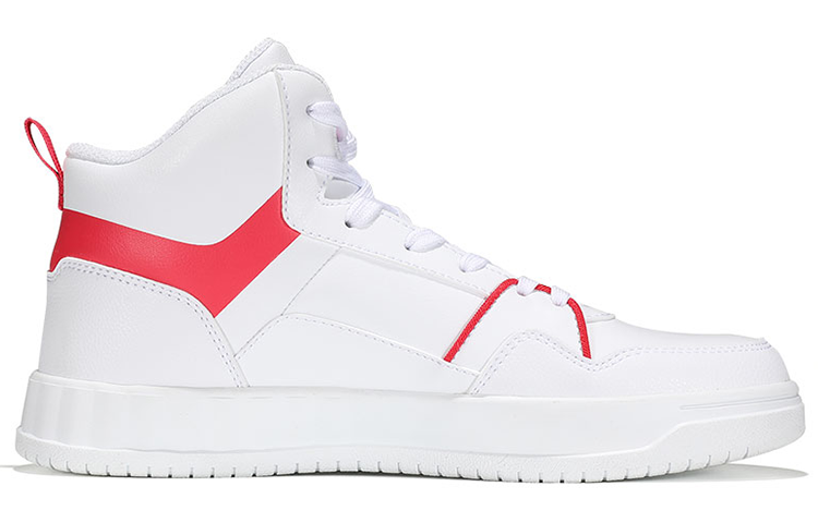 361° High Top Skateboard Shoes Women's White Red
