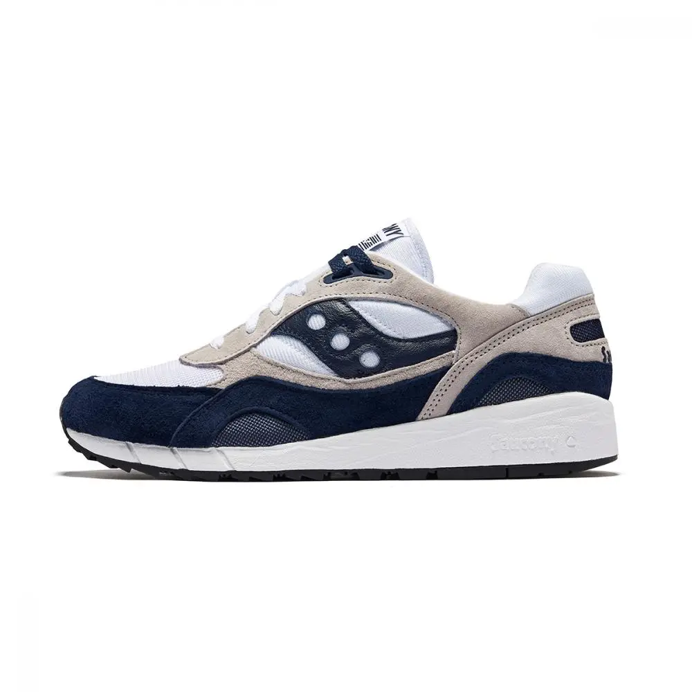 Saucony Low-Top Casual Shoes Unisex White Deep Blue