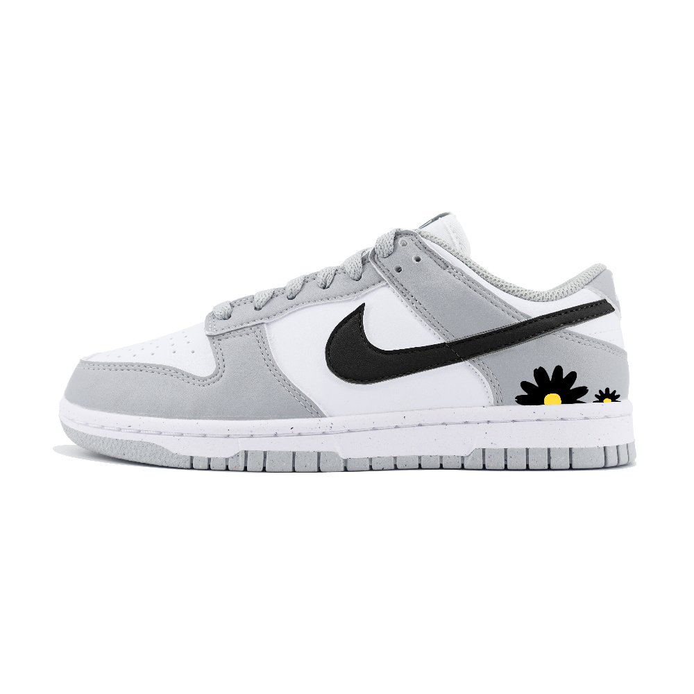 Nike Dunk Retor'Grey Fog' Anti Slip Wear Resistant Low Top Skateboard Shoes Unisex Gray White Black